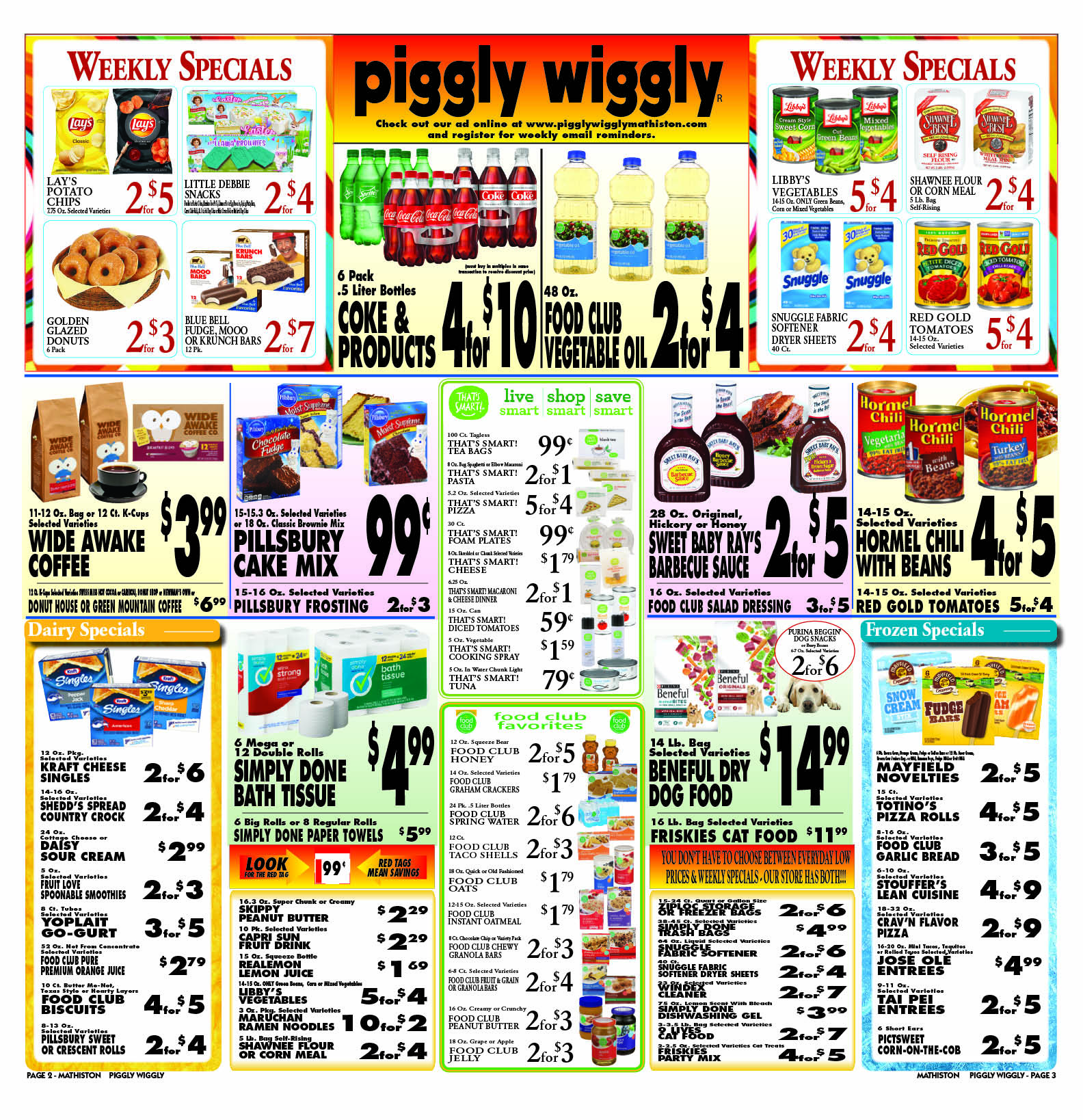mayville piggly wiggly ad